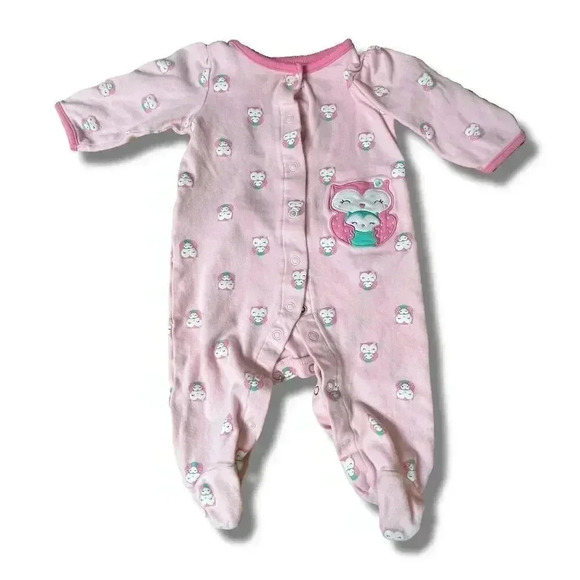 🌟 Baby Girl Mixed Brands Sleepwear Bundle Lot Sz 3/6 months 🌟 - Picture 4 of 6
